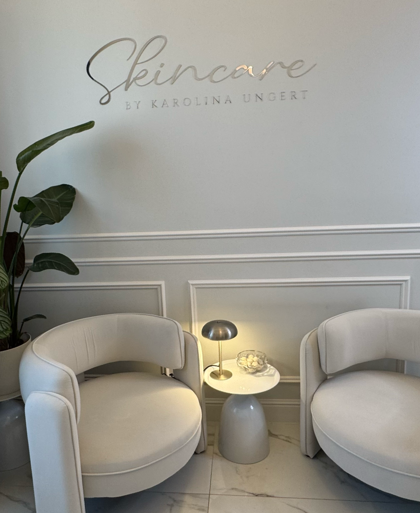 Strefa wypoczynku w gabinecie Skin Care