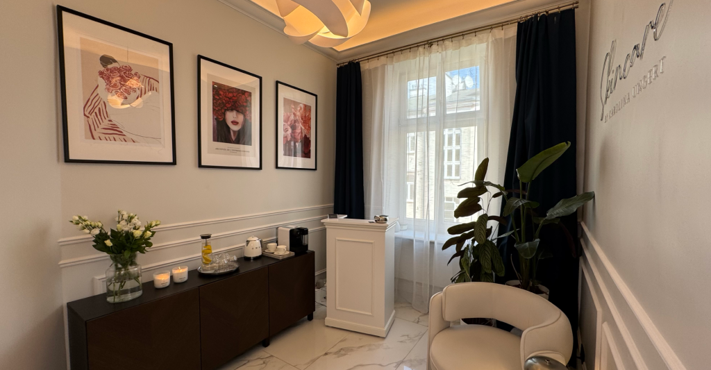 Wnętrze gabinetu Skin Care przy ulicy Poznańskiej